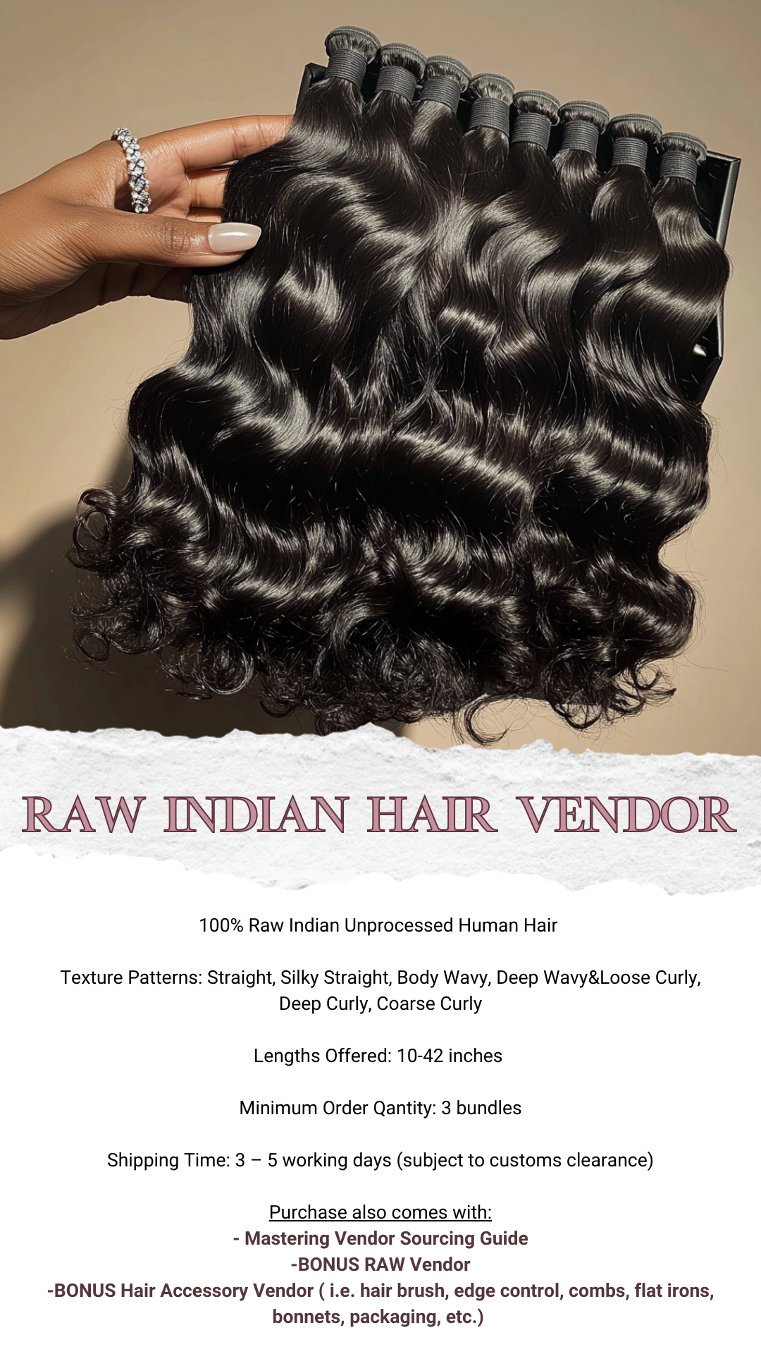 Raw Indian Hair Vendors